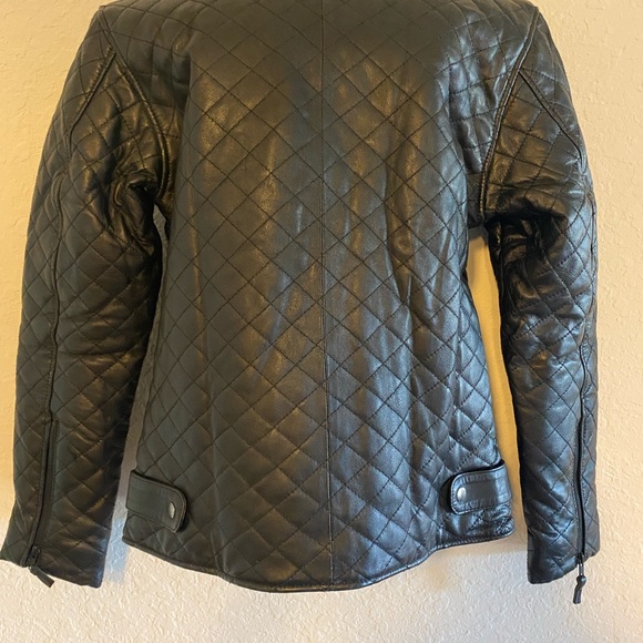 Quilted Leather Jacket exemplar size XS - Picture 4 of 13